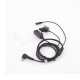 Micrófono de solapa de 3 hilos para TC-500/ 518/ 600/ 610/ 700 y radios GP300/ SP-50/ P1225/ PRO3150/ MAG ONE/EP450/ EP350