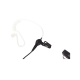 Micrófono - audífono de solapa con tubo acústico transparente para TC-500/ 518/ 600/ 610/ 700 y radios GP300/ PRO2150/ P110/ GP350/ SP-10/ PRO3150/ EP450/ EP350/ MAG ONE con tubo acústico de PU (material flexible)