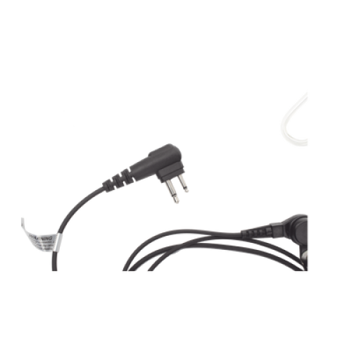 Micrófono - audífono de solapa con tubo acústico transparente para TC-500/ 518/ 600/ 610/ 700 y radios GP300/ PRO2150/ P110/ GP350/ SP-10/ PRO3150/ EP450/ EP350/ MAG ONE con tubo acústico de PU (material flexible)