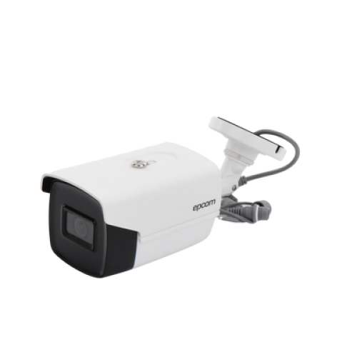 Bala TURBOHD 4K (8 Megapixeles) / Gran Angular 102º  / Lente 2.8 mm / Exterior IP67 / IR EXIR 60 mts / dWDR