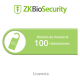 Licencia para ZKBiosecurity para modulo de hoteleria para 100 habitaciones