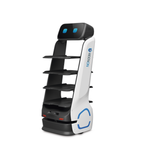 Robot de Entrega Dinerbot T9 / Capacidad de Carga 40 kg (88 lbs) / Pantalla Táctil HD 11.6