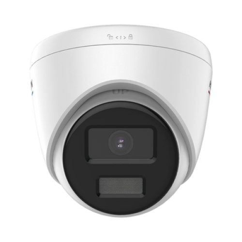 Turret IP 4 Megapixel / Imagen a Color 24/7 / PoE / Lente 2.8 mm / Luz Blanca 30 mts / Exterior IP67 / WDR 120 dB / H.265+ / ONVIF 