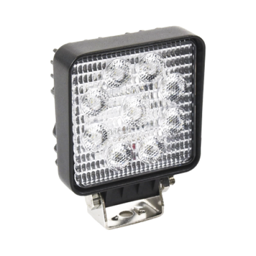 Luz de trabajo ultra brillante, 9 LED, 1500 lumen, 12-24 Vcc