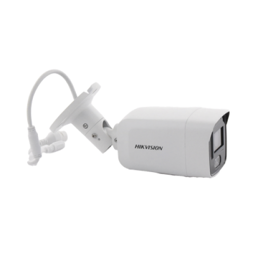 Bullet IP 4 Megapixel / Imagen a Color 24/7 / Lente 2.8 mm / Luz Blanca 40 mts / Micrófono Integrado / WDR 130 dB / Exterior IP67 / Captura Facial / Videoanaliticos (Filtro de Falsas Alarmas) / Metal  / MicroSD