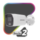 Bullet IP 4 Megapixel / Imagen a Color 24/7 / Lente 2.8 mm / Luz Blanca 40 mts / Micrófono Integrado / WDR 130 dB / Exterior IP67 / Captura Facial / Videoanaliticos (Filtro de Falsas Alarmas) / Metal  / MicroSD