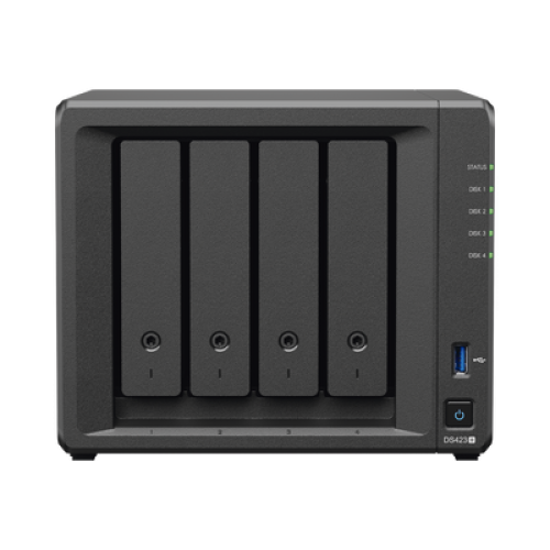 Servidor NAS de 4 Bahías  / Hasta 72 TB / Servicio Nube Gratis (P2P) / Administración Remota y Respaldo Programado