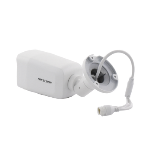 Bullet IP 4 Megapixel / Imagen a Color 24/7 / Lente 2.8 mm / Luz Blanca 40 mts / Micrófono Integrado / WDR 130 dB / Exterior IP67 / Captura Facial / Videoanaliticos (Filtro de Falsas Alarmas) / Metal  / MicroSD