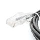 Cable de Parcheo Slim UTP Cat6 - 1.5 m Negro Diámetro Reducido (28 AWG)
