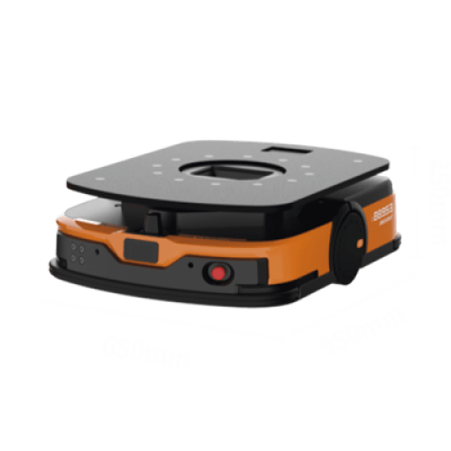 Robot Móvil Autónomo AMR / Carga 600 kg / Navegación SLAM Láser-Visual / Plataforma Elevadora Eléctrica / Batería LiFePO4 48V / Comunicación Wi-Fi