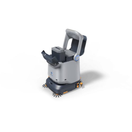 Robot de Limpieza Automático C40 / Modo de Limpieza Doble Barrido + Aspirado / Potencia de Succión 23500Pa / Tanque de Agua Limpia 16L / Tanque de Agua Sucia 14L / Batería LFP 25.6V 50Ah / Pantalla de Operación 11.6 Pulgadas / 