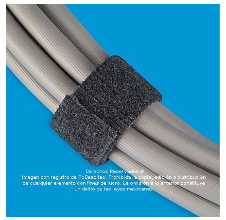 Cinta para Cables HookLoopBlue 3 pzas 5m 12mm Azul Rollo Velcro Doble Cara  Hook Loop. VentDepot MXUHL-003
