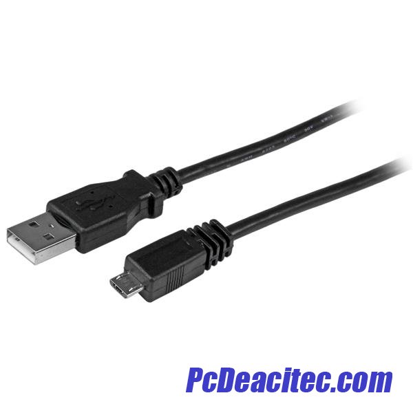 Cable micro USB 3.0 tipo B macho a USB tipo A macho