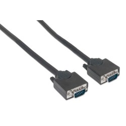 Cable VGA SVGA (HD15) macho a macho de 1.8 m