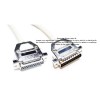 Cable paralelo DB25 macho a DB25 hembra de 10 m