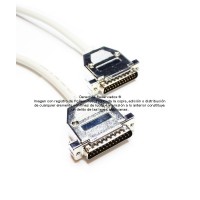 Cable paralelo DB25 macho a macho 40 m Cable paralelo DB25 macho a macho 40 m