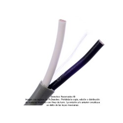 Cable Belden 2x14 AWG 5100UE multifilar para control, voz y datos, venta por metro