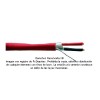 Cable Belden blindado 2x14 AWG 5120FL contra incendio para control, voz y datos, venta por metro