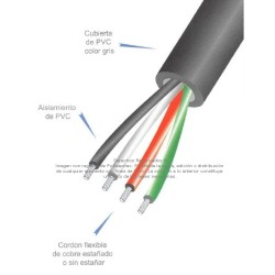 Cable ARSA Multiconductor 2x6 AWG venta por metro