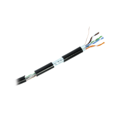 Cable Cat6+ 23 AWG Exterior Blindado FTP para intemperie, venta por metro