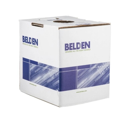 Bobina Belden Cat6 para Interiores, Exteriores y Resistente al Aceite, 230 m