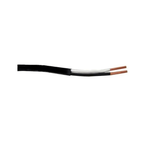 Cable Belden 2x12 AWG 5000UE multifilar NEGRO para control, voz y datos, venta por metro