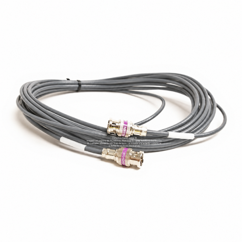 Jumper Gris Belden 1855A BNC a BNC Cable Coaxial SDI Mini RG-59 75 Ohm 6Gbs de 0.5 m Jumper Gris Belden 1855A BNC a BNC Cable Coaxial SDI Mini RG-59 75 Ohm 6Gbs de 0.5 m