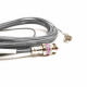 Jumper Gris Belden 1855A BNC a BNC Cable Coaxial SDI Mini RG-59 75 Ohm 6Gbs de 0.5 m Jumper Gris Belden 1855A BNC a BNC Cable Coaxial SDI Mini RG-59 75 Ohm 6Gbs de 0.5 m