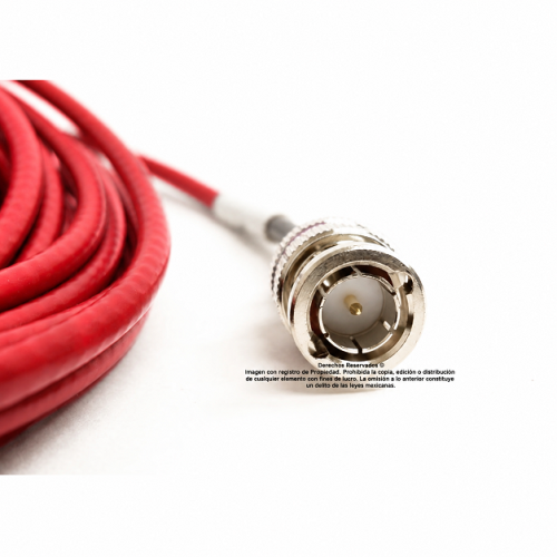 Jumper Rojo Belden 1855A BNC a BNC Cable Coaxial SDI Mini RG-59 75 Ohm 6Gbs de 0.5 m Jumper Rojo Belden 1855A BNC a BNC Cable Coaxial SDI Mini RG-59 75 Ohm 6Gbs de 0.5 m