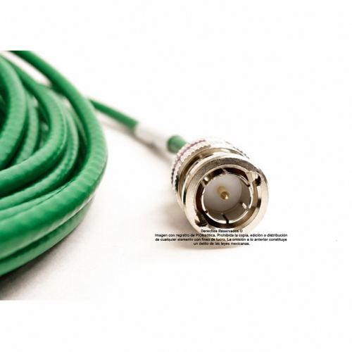 Jumper Verde Belden 1855A BNC a BNC Cable Coaxial SDI Mini RG-59 75 Ohm 6Gbs de 0.5 m Jumper Verde Belden 1855A BNC a BNC Cable Coaxial SDI Mini RG-59 75 Ohm 6Gbs de 0.5 m
