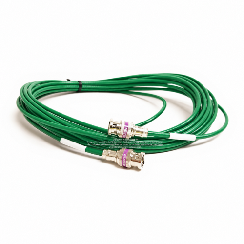 Jumper Verde Belden 1855A BNC a BNC Cable Coaxial SDI Mini RG-59 75 Ohm 6Gbs de 0.5 m Jumper Verde Belden 1855A BNC a BNC Cable Coaxial SDI Mini RG-59 75 Ohm 6Gbs de 0.5 m