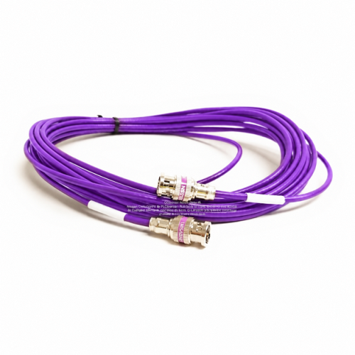 Jumper Violeta Belden 1855A BNC a BNC Cable Coaxial SDI Mini RG-59 75 Ohm 6Gbs de 0.5 m Jumper Violeta Belden 1855A BNC a BNC Cable Coaxial SDI Mini RG-59 75 Ohm 6Gbs de 0.5 m
