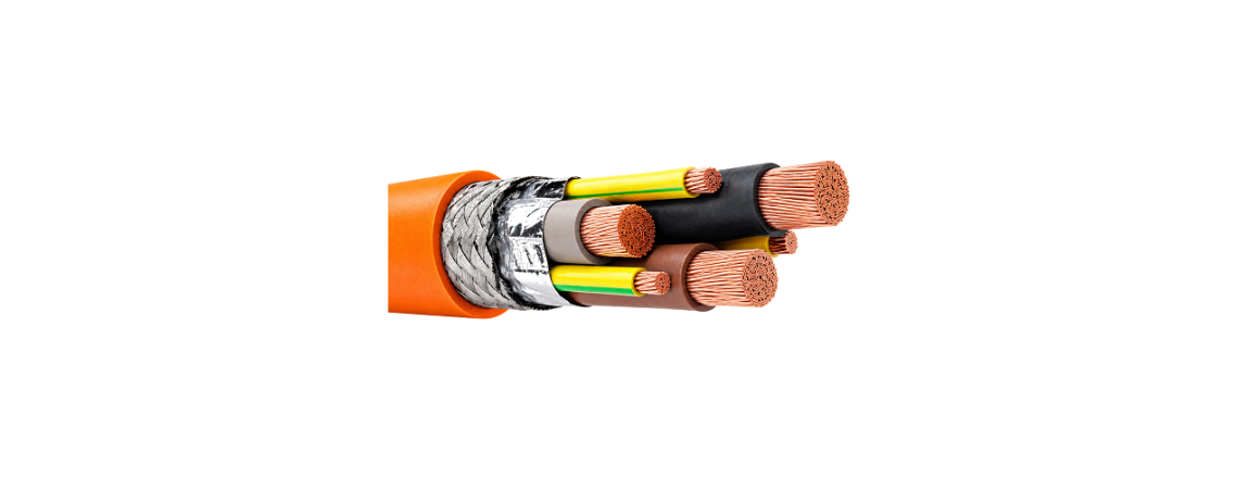 Cable VFD Blindado por metro Cable VFD Blindado por metro