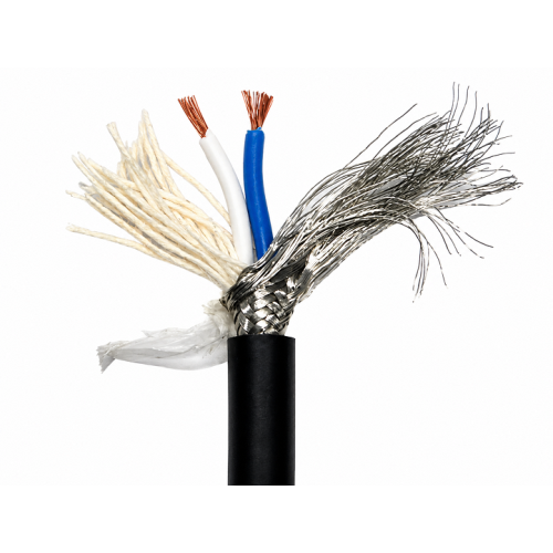 Bobina Cable Canare L-2T2S, 2x23 AWG, blindaje trenzado, venta por metro