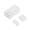 Plug Modular RJ45 Cat6A Chapado de Oro a 30 Micras venta por pieza