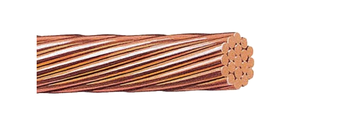 Cable Eléctrico desnudo por tramo Cable Eléctrico desnudo por tramo