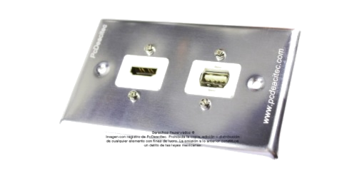 Placa Tapa USB