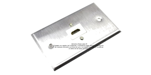 Placa Tapa Inoxidable