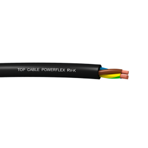 Cable flexible de potencia Top Cable POWERFLEX RV-K 0,6/1 kV, 4 x 50 mm²