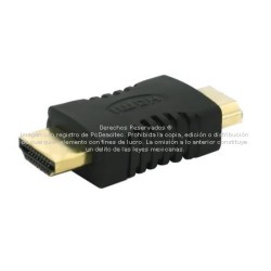 Adaptador HDMI macho a HDMI macho