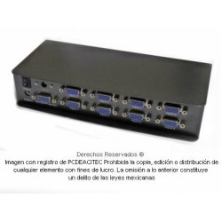 Switch de video VGA 8x1 + Audio, con control remoto