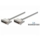 Cable de datos paralelo DB25 IEEE 1284 macho a macho 1.8 m