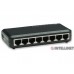 Switch para Red de Oficina Fast Ethernet 8 Puertos, Compacto, de plástico