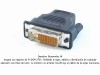 Adaptador HDMI hembra a DVI-D 24+1 macho