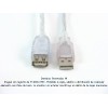 Cable extensión USB 2.0 A macho a hembra 3 m