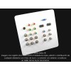 Tablero a Pared Multipuertos Video y Audio 23 Puertos