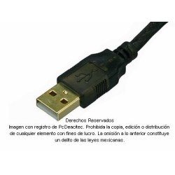 Cable  USB 2.0 AB balun extender activo macho a macho de 15 m