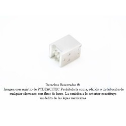 Conector USB hembra tipo B para armar, soldable