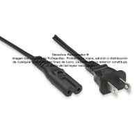 Cable de energía IEC-60320-C7 para cargador en "8" de 1.8 m Cable de energía IEC-60320-C7 para cargador en "8" de 1.8 m