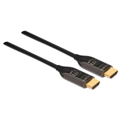 Cable HDMI Óptico Activo de 30 m  Clasificación Plenum, fibra óptica